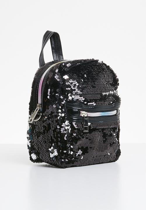 Pop Candy - Sequinned backpack - black