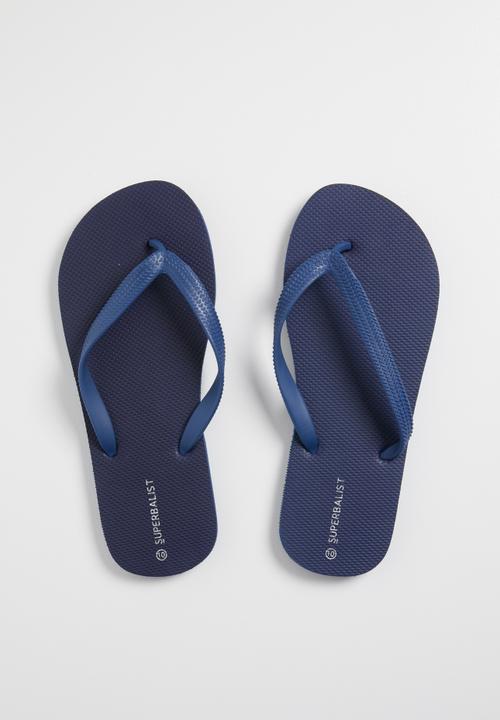 Superbalist - Mens flip flops - navy