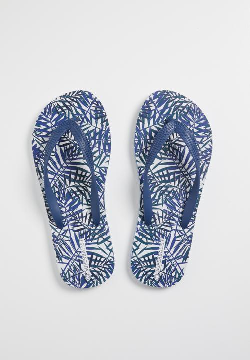 Superbalist - Mens flip flops - blue & white 
