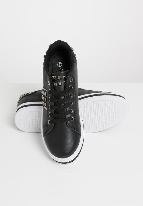 Miss Black - Amina lace up sneakers - black