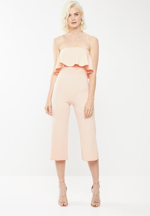 double layer culotte jumpsuit