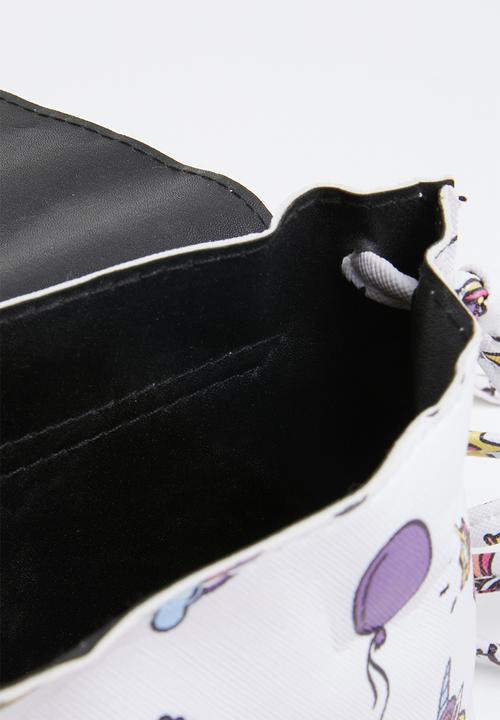 Pop Candy - Printed sling bag - white