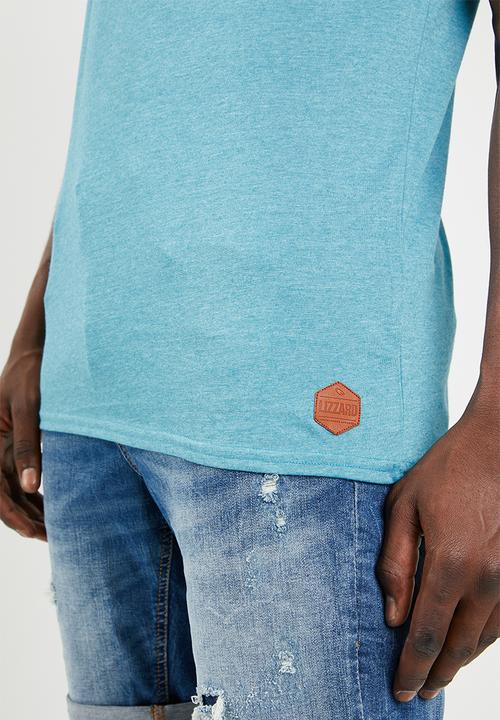 Lizzard - Boris cut off tee - blue