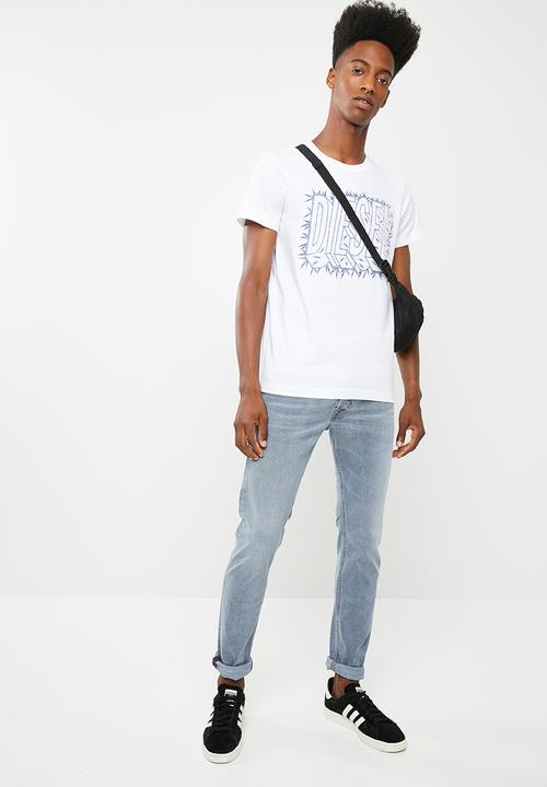 Diesel  - Diego logo T-shirt - white 