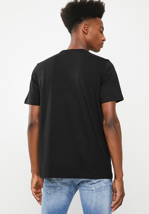 Diesel  - T-Just division crew short sleeve T-shirt - black