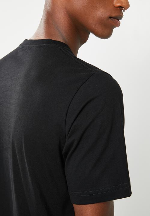 Diesel  - T-Just division crew short sleeve T-shirt - black