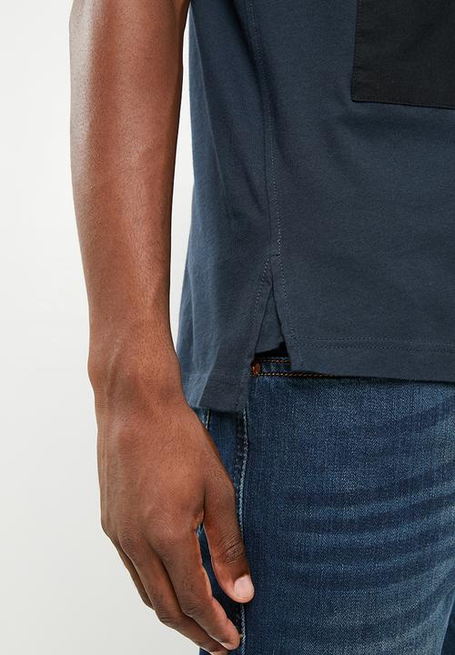 Diesel  - T- Edward crew short sleeve T-shirt - navy