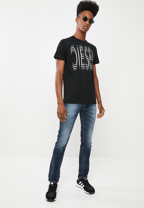 Diesel  - T- Diego crew short sleeve T-shirt - black