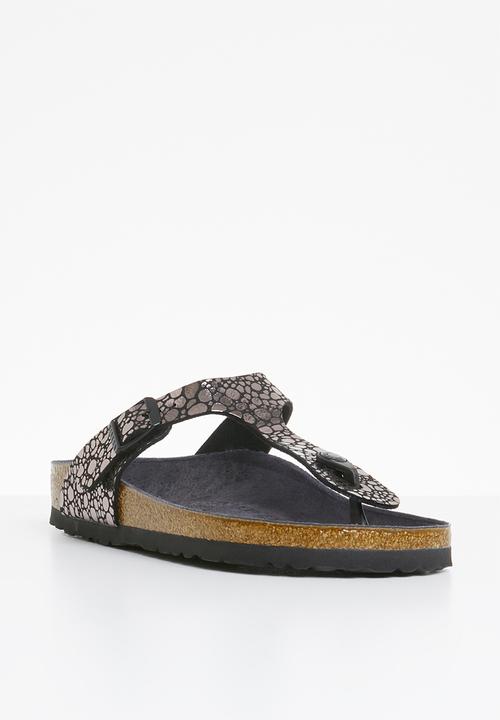 Birkenstock - Gizeh narrow - metallic stones black