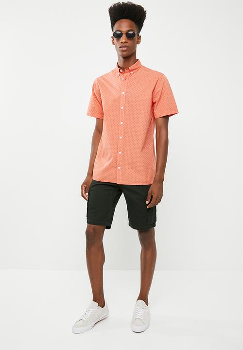 Superbalist - Statement short sleeve shirt - orange