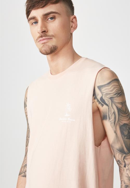 Cotton On - Tbar muscle tank - pink