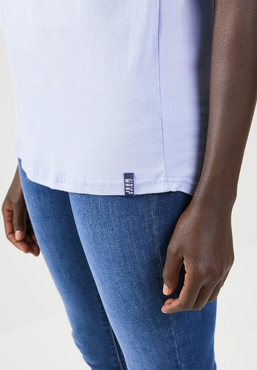 JEEP - Scoop neck tee - blue