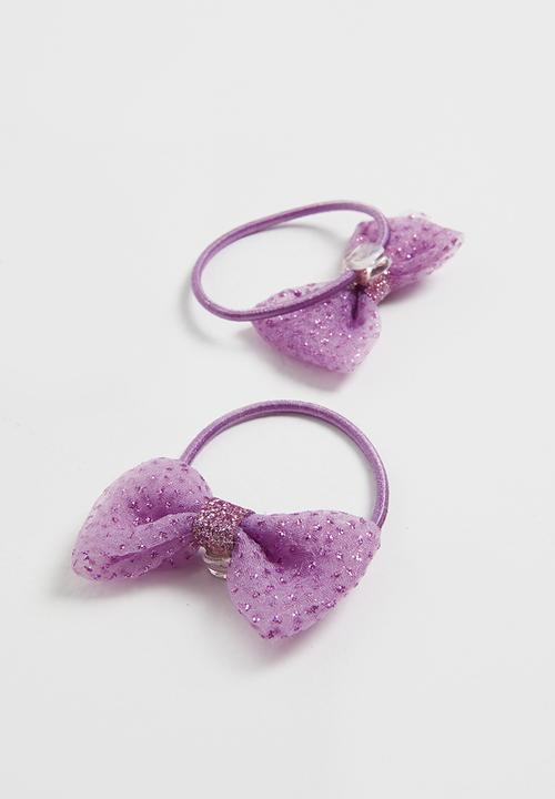 Pop Candy - Bow detailed hairbands - purple
