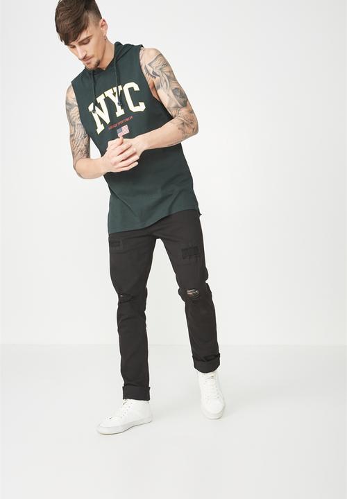 Cotton On - Hustle muscle tank - green