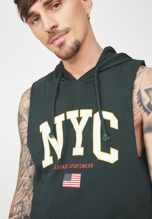 Cotton On - Hustle muscle tank - green