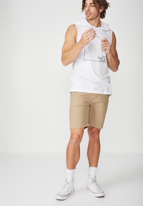 Cotton On - Hustle muscle tank - white
