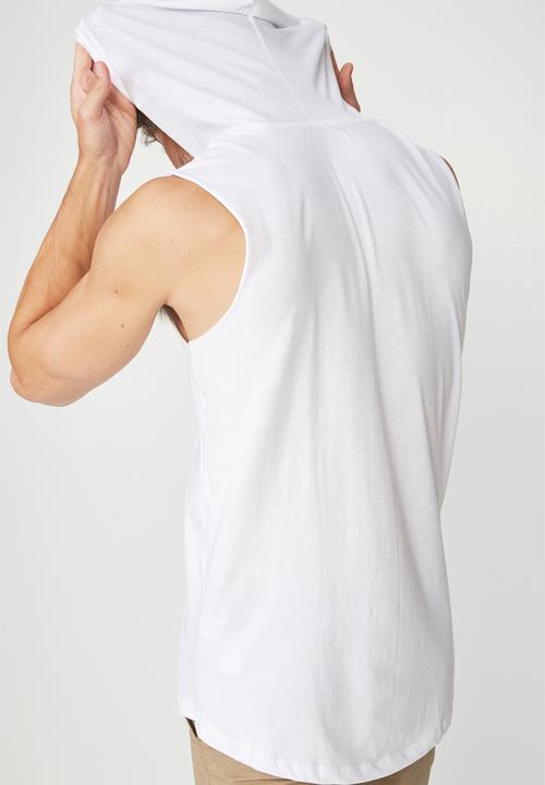 Cotton On - Hustle muscle tank - white
