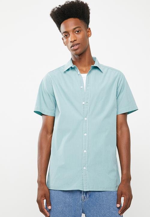 Superbalist - Short sleeve statement shirt - blue