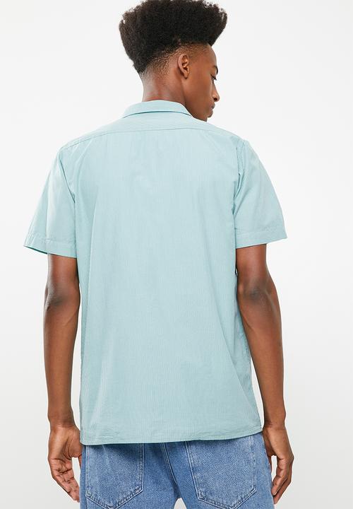 Superbalist - Short sleeve statement shirt - blue