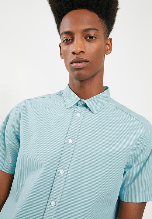 Superbalist - Short sleeve statement shirt - blue