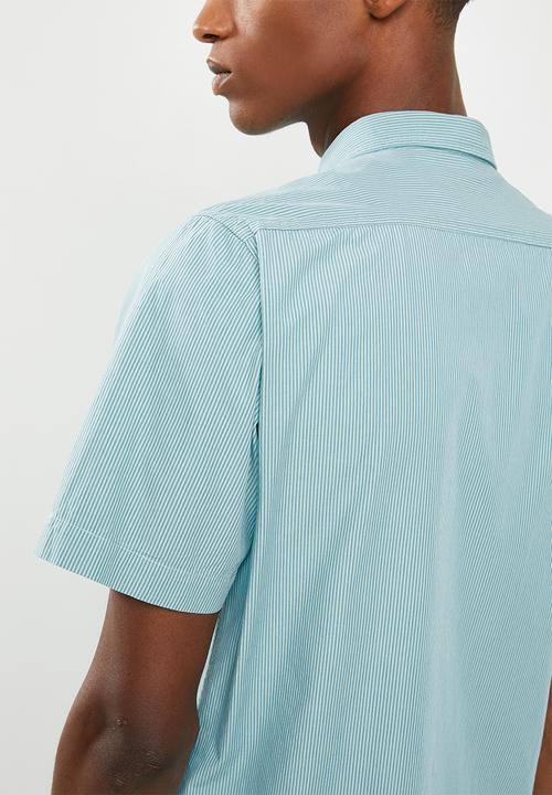 Superbalist - Short sleeve statement shirt - blue
