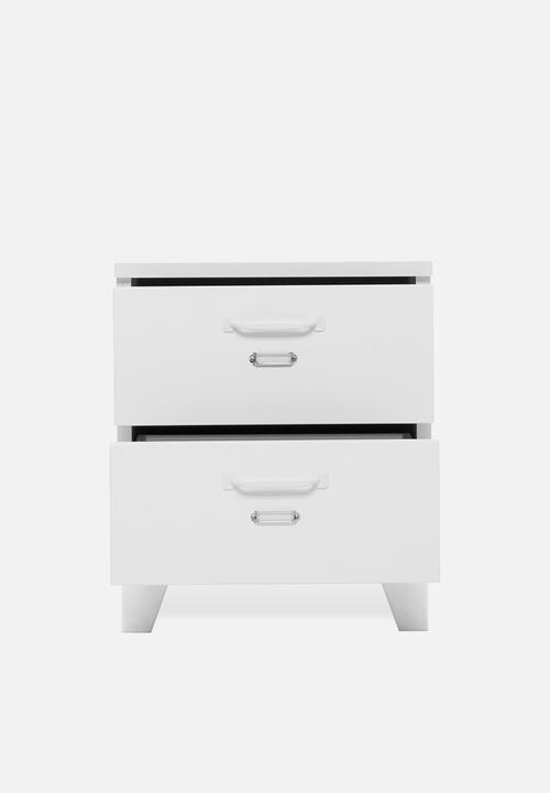 HMS Home - Factory bedside cabinet - white