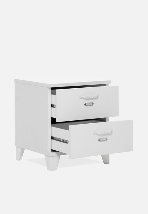HMS Home - Factory bedside cabinet - white