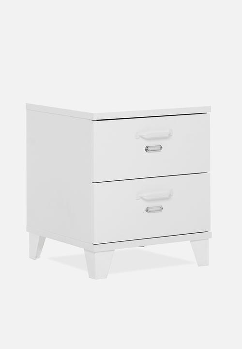 HMS Home - Factory bedside cabinet - white