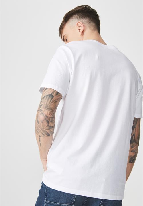 Cotton On - Tbar short sleeve tee  - white