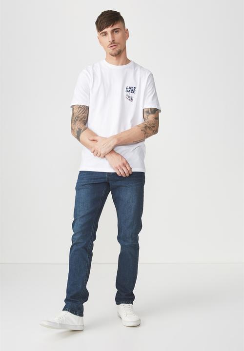 Cotton On - Tbar short sleeve tee  - white