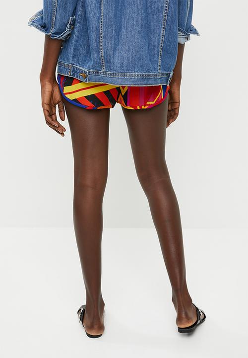 Missguided - Printed runner short - multi