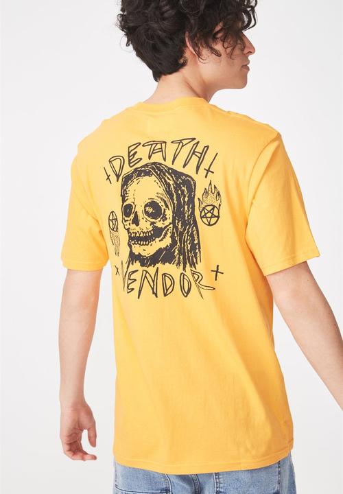 Cotton On - Tbar short sleeve tee  - orange