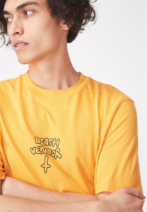 Cotton On - Tbar short sleeve tee  - orange