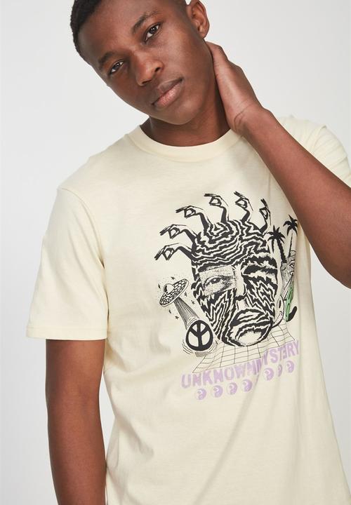 Cotton On - Tbar short sleeve tee - yellow