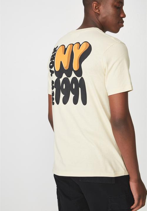 Cotton On - Tbar short sleeve tee - yellow