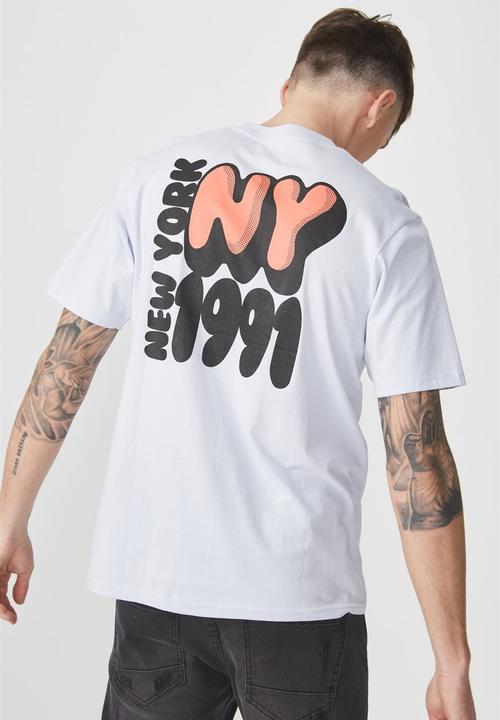 Cotton On - Tbar short sleeve tee - white