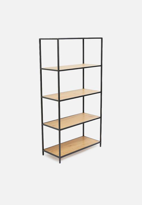 Sixth Floor - Seaford bookcase - natural/black