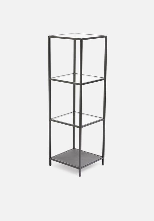 Sixth Floor - Seaford wall unit tall - black