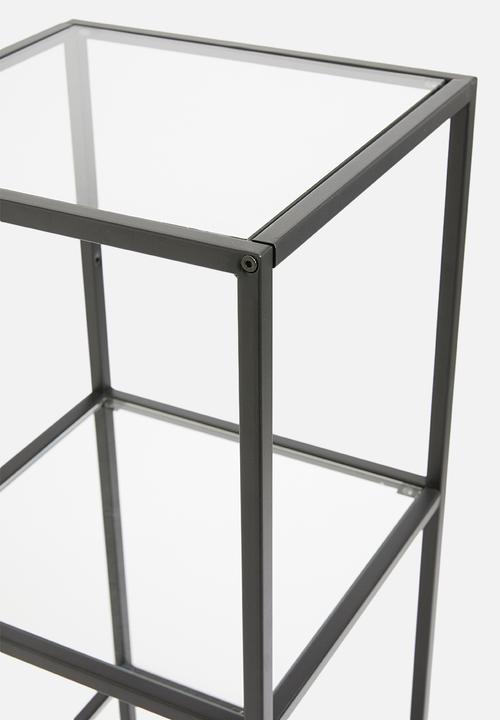 Sixth Floor - Seaford wall unit tall - black