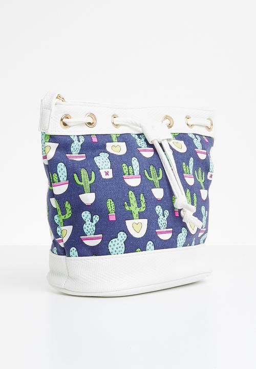 Pop Candy - Cactus bucket sling bag - multi