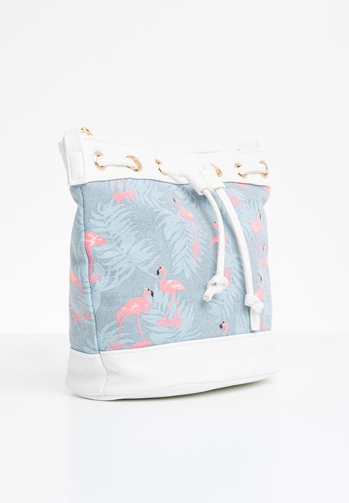 Pop Candy - Flamingo bucket sling bag - multi