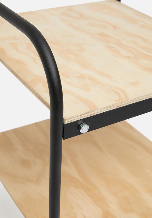 Sixth Floor - Sammy bedside table - black