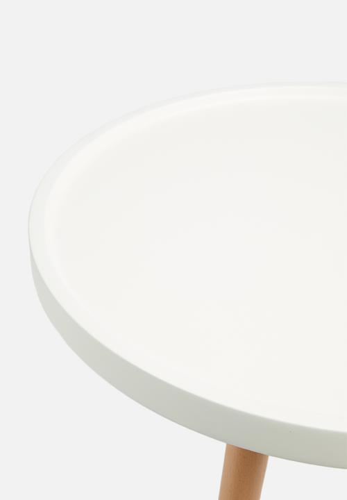 Sixth Floor - Alva side table - white