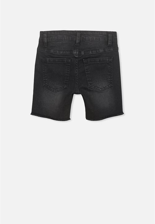 Cotton On - Pacey denim short - black