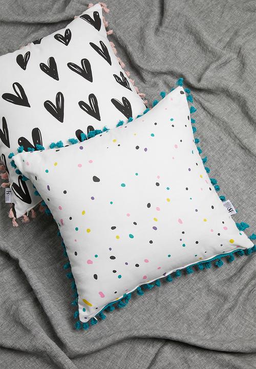 Sixth Floor - Speckle kids cushion cover - multi