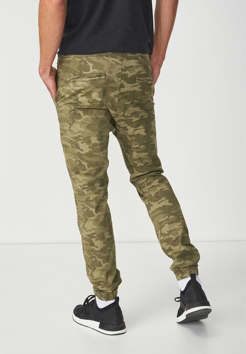 Cotton On - Drake cuffed pant - khaki