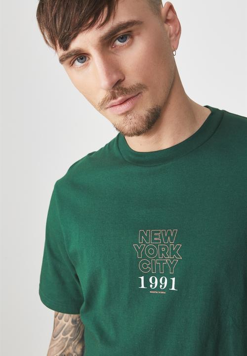 Cotton On - Tbar short sleeve tee - green