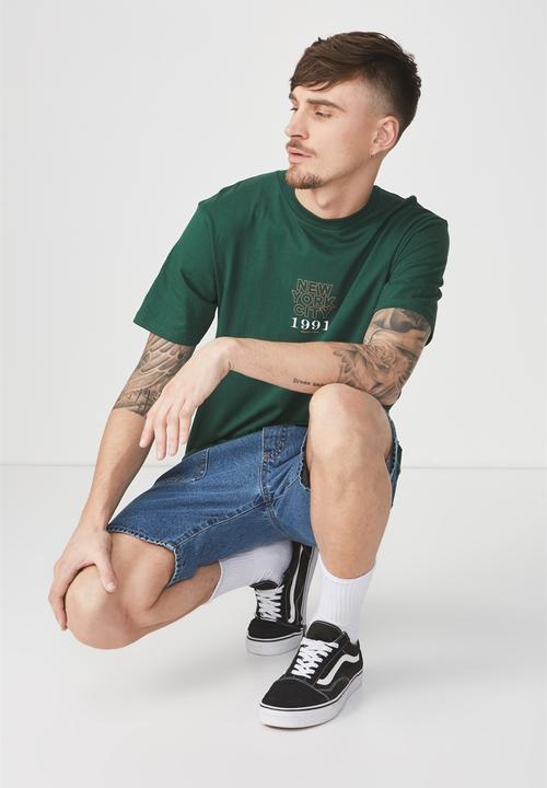 Cotton On - Tbar short sleeve tee - green
