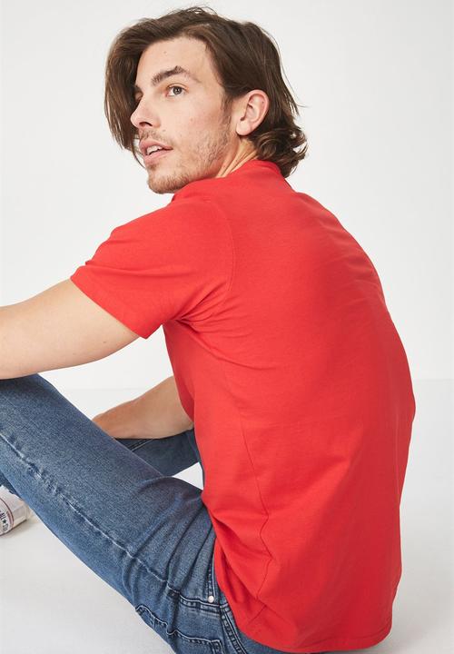 Cotton On - Essential crew neck tee - red