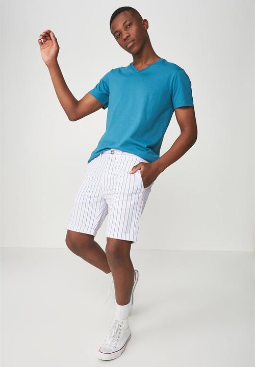 Cotton On - Essential crew neck short sleeve tee - blue